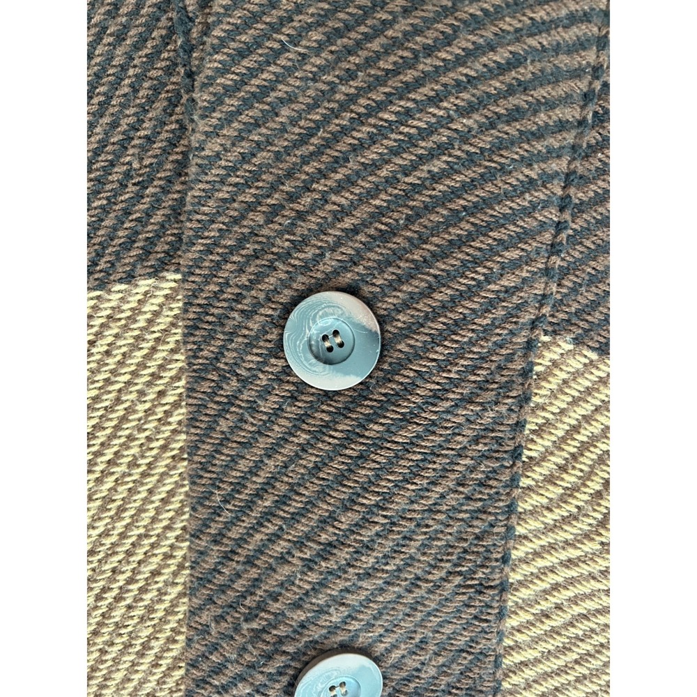 Carducci Womens Brown Colorblock Wool Blend Knit Cardigan Sweater Jacket Size M - Picture 9 of 10